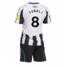 Newcastle United Sandro Tonali #8 Hjemmedraktsett Barn 2025-26 Kortermet (+ korte bukser)